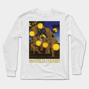 The Lantern Bearers by Maxfield Parrish Long Sleeve T-Shirt